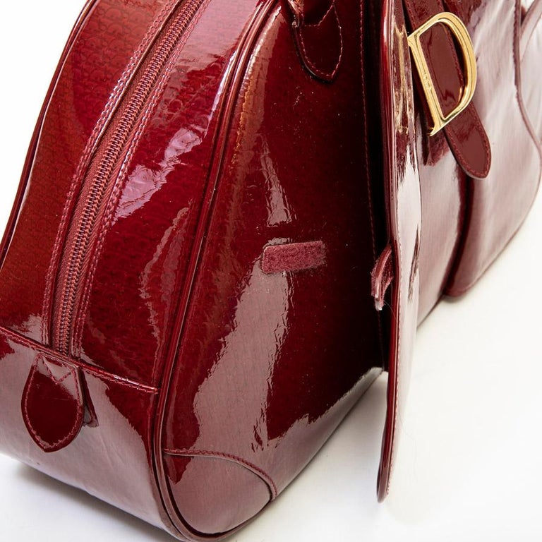 red dior saddle