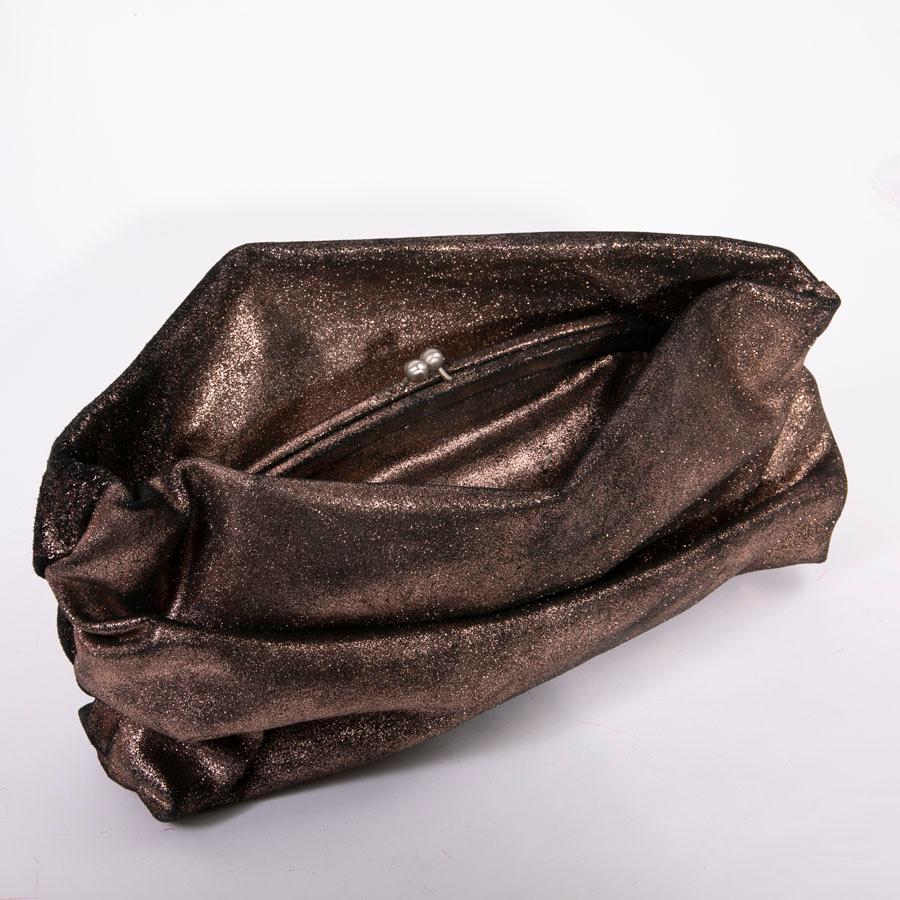 MARTIN MARGIELA Pouch in Brown Mordoré Leather For Sale 4