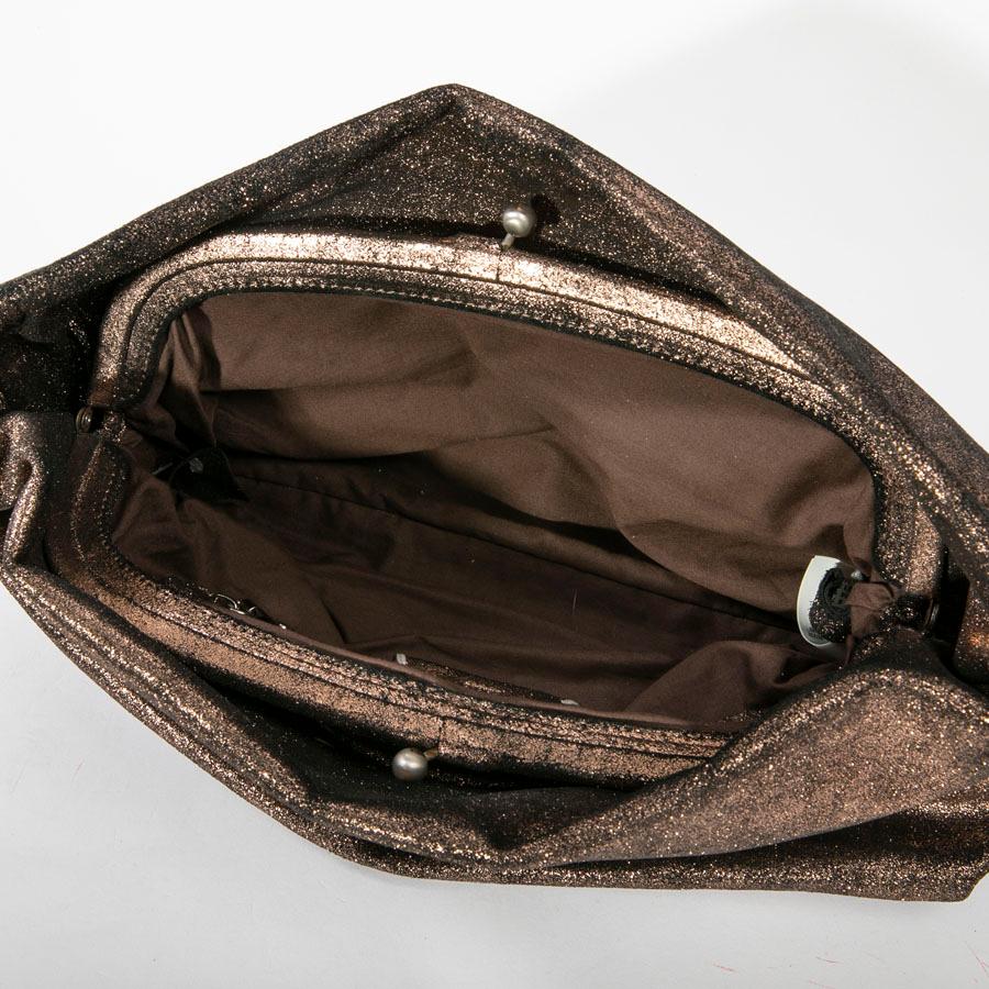 MARTIN MARGIELA Pouch in Brown Mordoré Leather For Sale 6