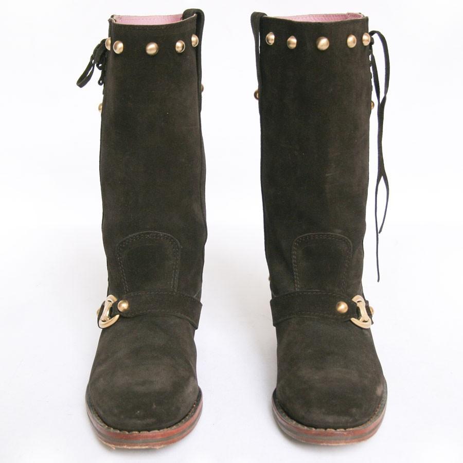 celine shearling boots