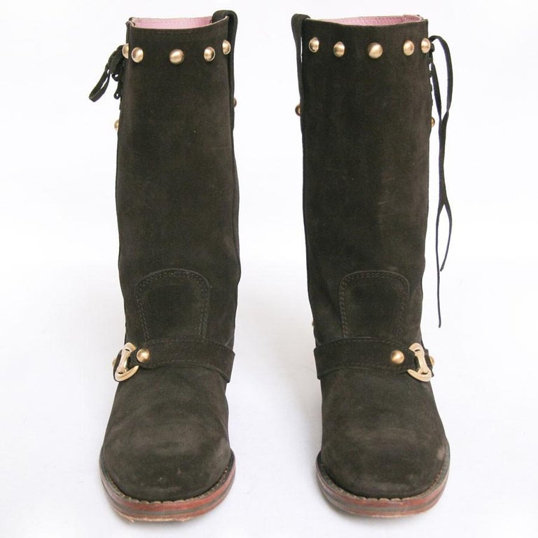 celine boots brown