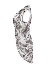 Comme des Garçons Sheer Swirl Print Long Vest