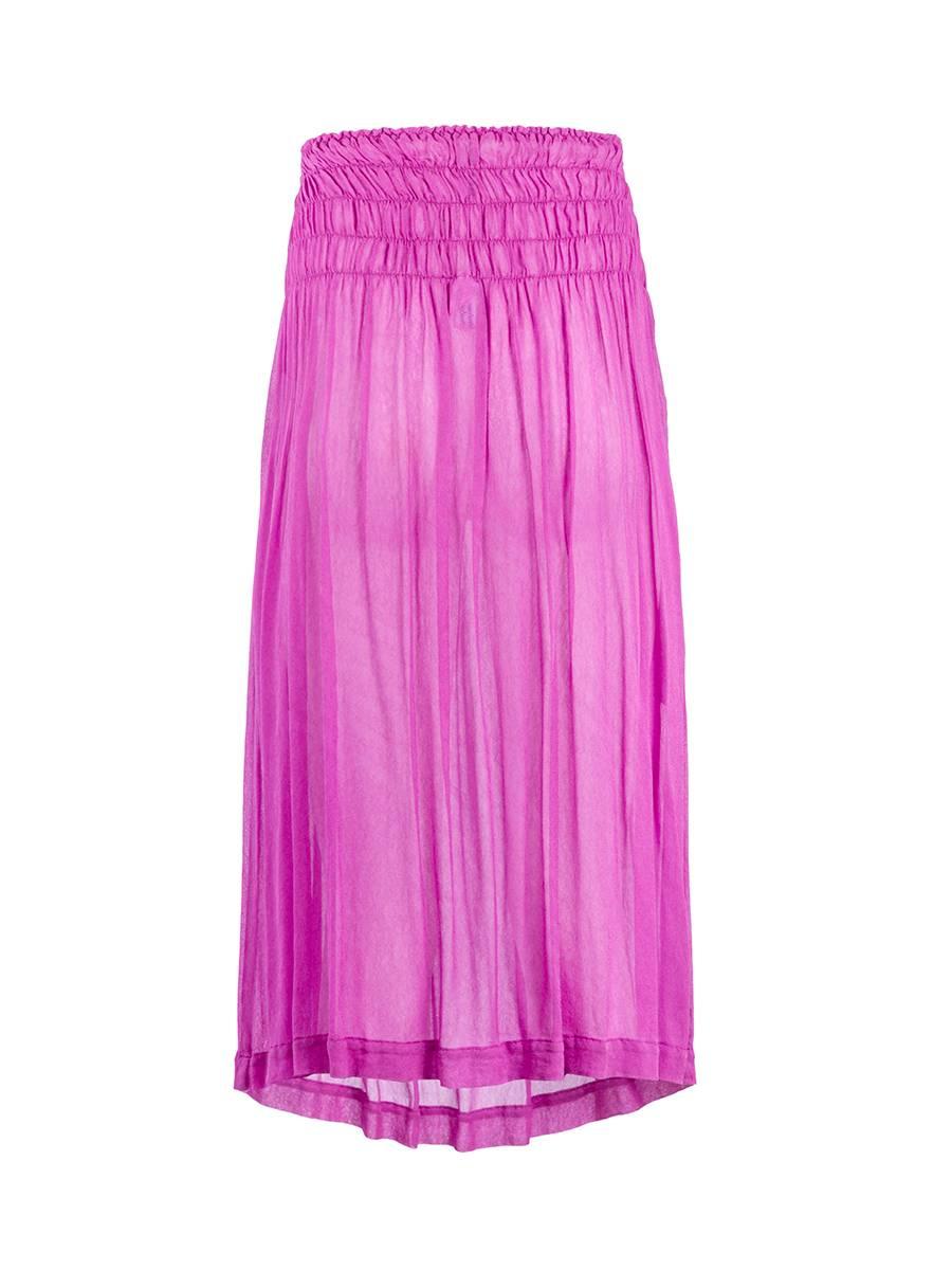 Purple Comme des Garçons Washed Silk Skirt For Sale