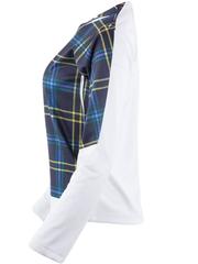 Comme des Garçons Plaid Stamped Top