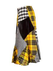 Comme des Garçons Patchwork Tartan Skirt