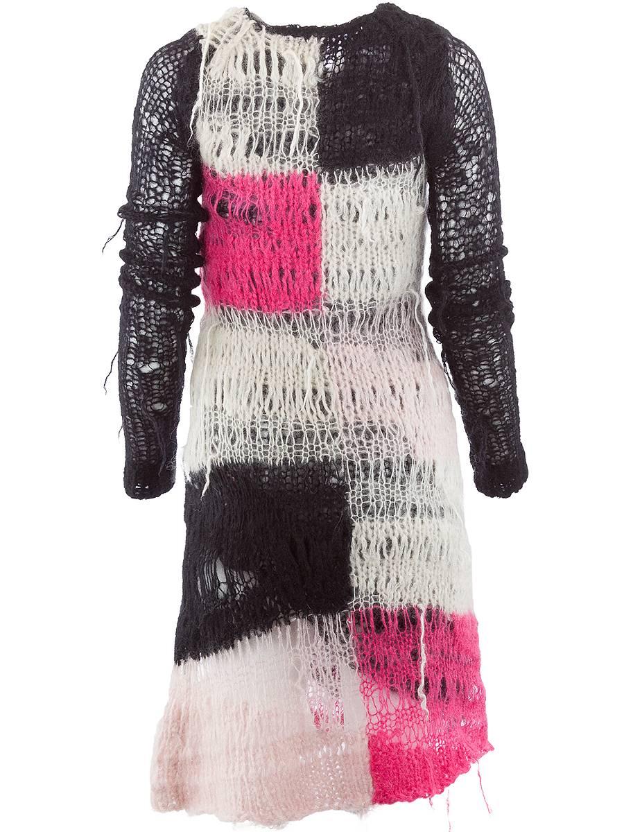 TAO Comme Des Garçons Handgestricktes Kleid aus Mohair im Zustand „Neu“ im Angebot in Laguna Beach, CA
