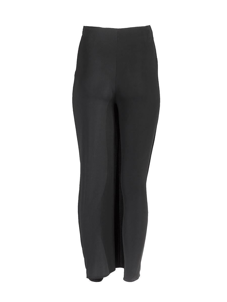 2009 Maison Martin Margiela Black Jersey Silhouette Pants In New Condition For Sale In Laguna Beach, CA