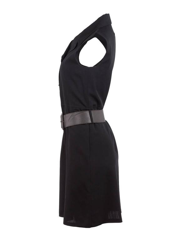 1990's Jean Paul Gaultier Belted Sleeveless Trench Style Dress For Sale