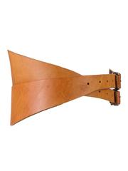 Damir Doma Wide Butterscotch Leather Corset Belt