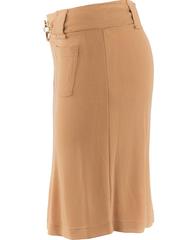 Falda con cinturón Paco Rabanne Beige Años 80