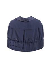 1990's Comme des Garçons Sheer Navy Cropped Cape