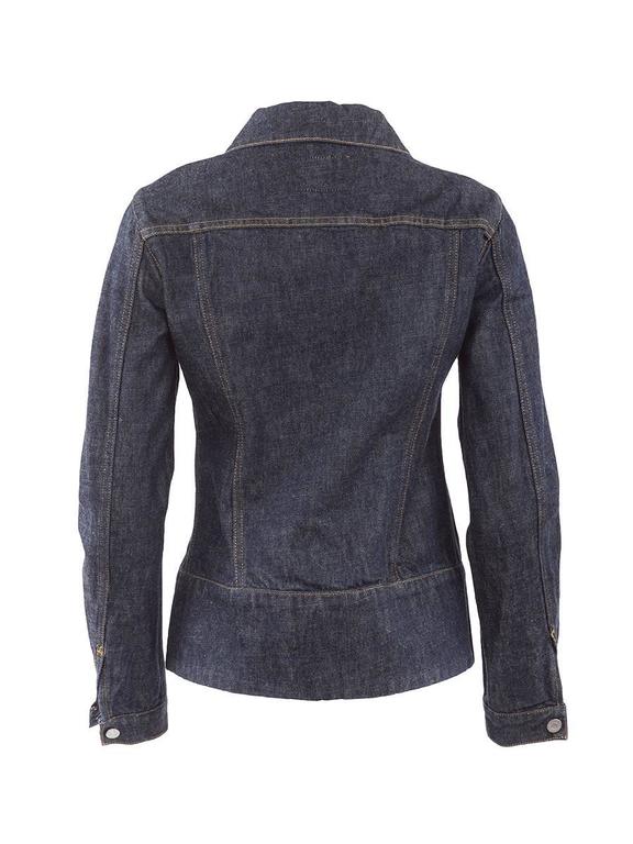 1990's Iconic Helmut Lang Raw Denim Jacket NWT For Sale at 1stdibs