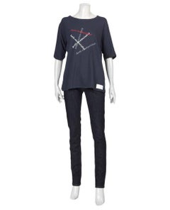 UNDERCOVER Navy Anti-Materialism Oversize Cotton T-Shirt