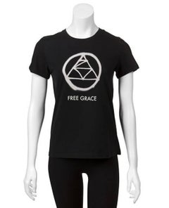 Undercover Black Cotton 'Free Grace' T-Shirt