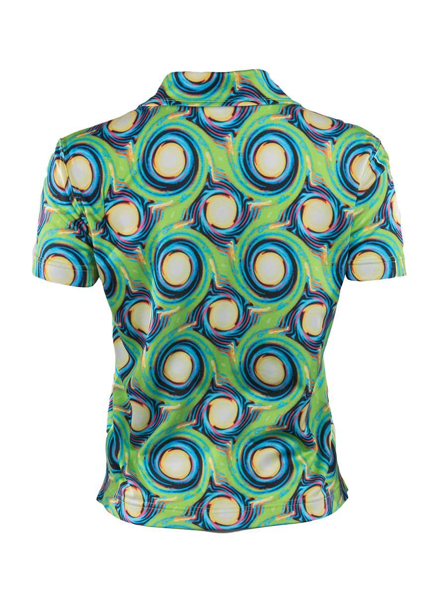 psychedelic print top
