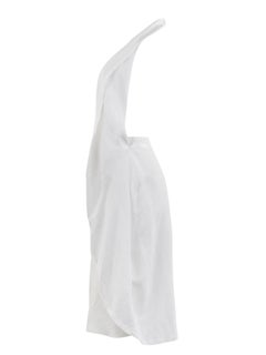 Maison Martin Margiela Spring Summer 2004 Ready-To-Wear White Halter Dress