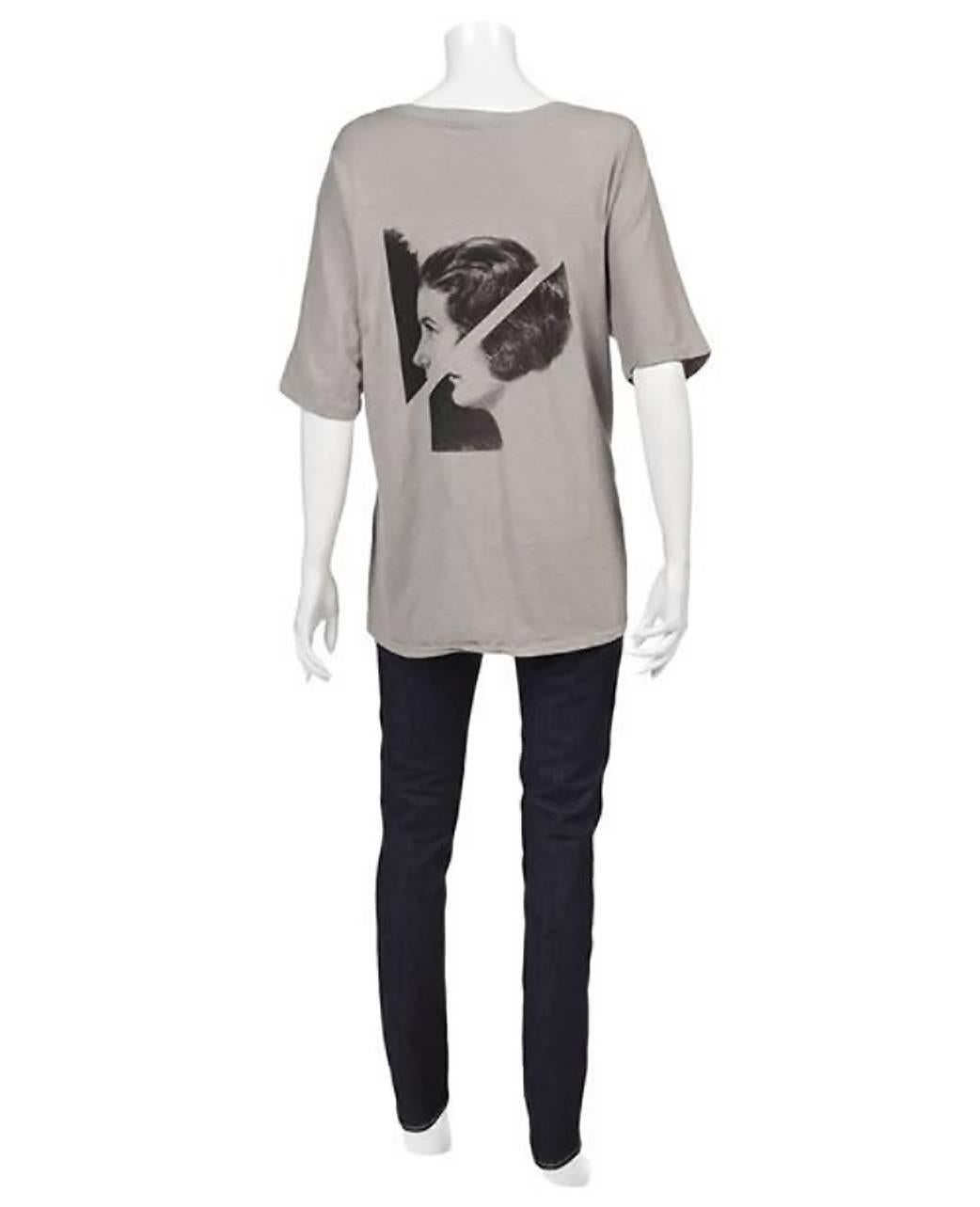 Gray Undercover A/W 2010 Oversize Fit Graphic Print T-Shirt For Sale