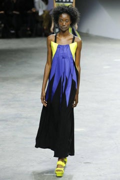 Issey Miyake Minimal Stick Cross-Back Dress