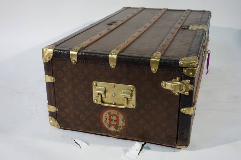 Louis Vuitton Monogram Commode Trunk  1930s / Malle commode For Sale 3