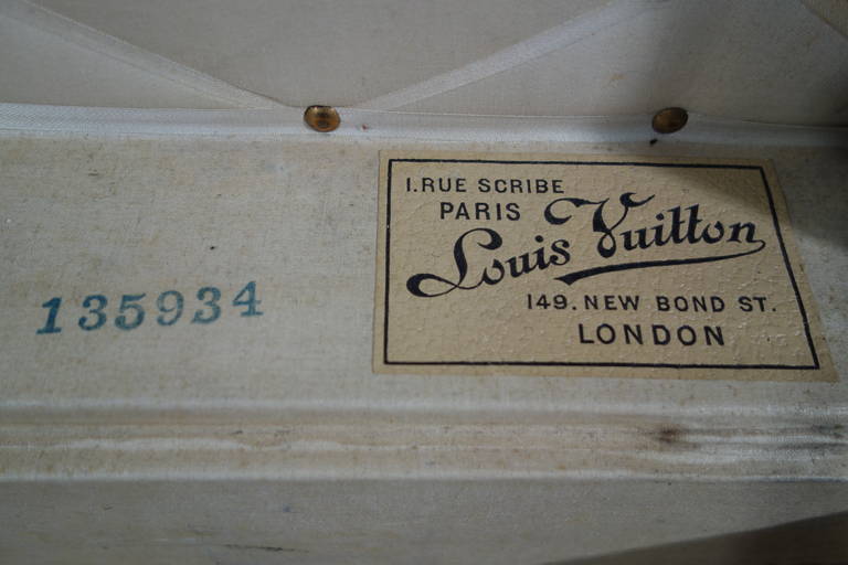 Louis Vuitton Monogram Cabin Trunk / Malle 1909-1914 For Sale 1