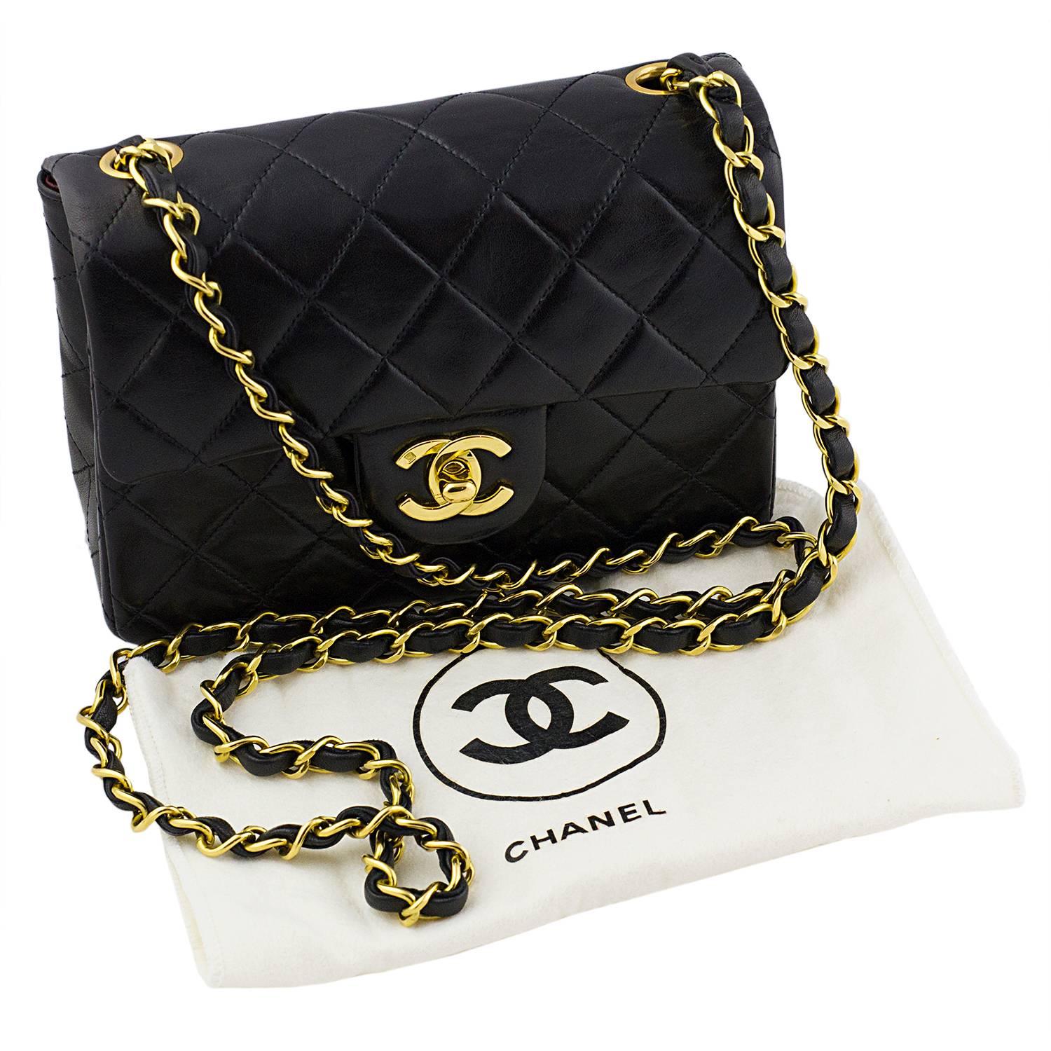 Black 1991 Chanel Mini Flap Bag