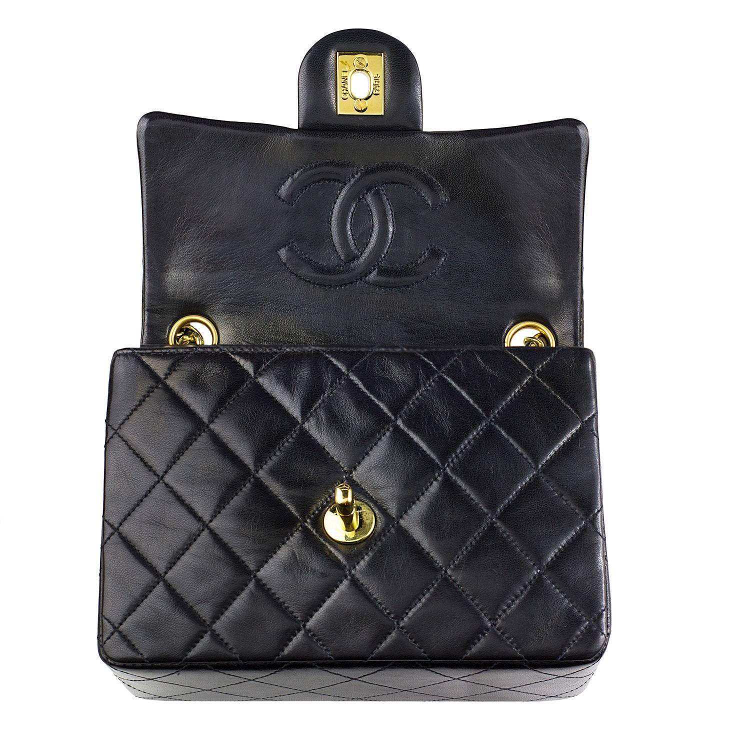 1991 Chanel Mini Flap Bag In Excellent Condition In London, GB