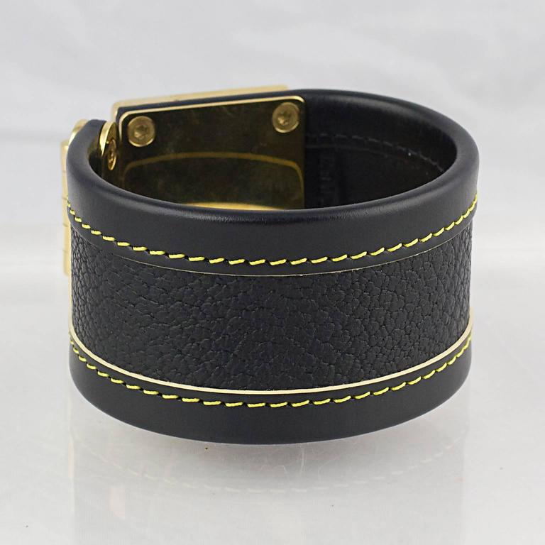 Louis Vuitton, Accessories, 2xhpauth Louis Vuitton Suhali Leather Cuffs