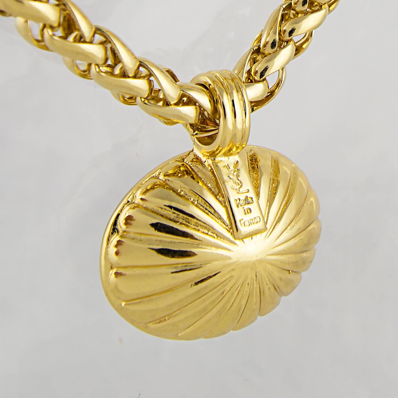 Yvest Saint Laurent Pendant Brooch In Excellent Condition In London, GB