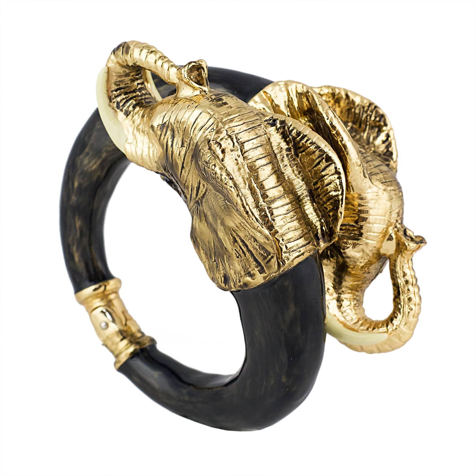 Roberto Cavalli Elephant Cuff