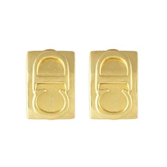 Christian Dior Logo Earrings 12