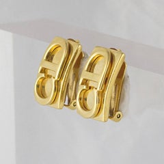 Christian Dior Logo Earrings