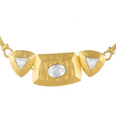 Yves Saint Laurent Pyramid Necklace