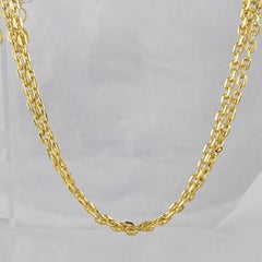 Givenchy Double Logo Chain Necklace