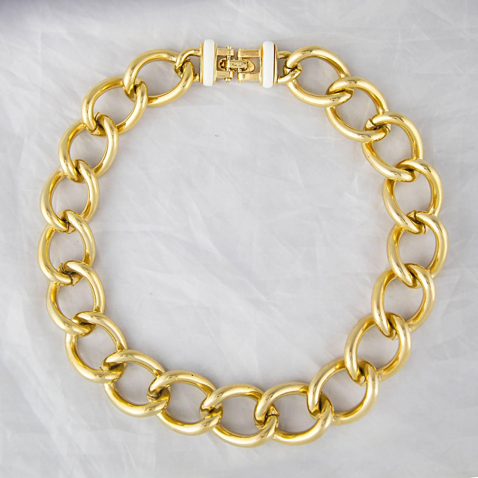 Givenchy Statement Chain Necklace In Excellent Condition For Sale In London, GB