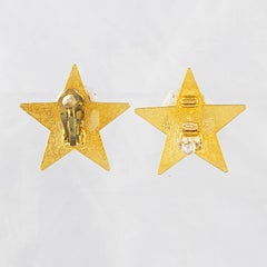 Chanel CC Star Earrings