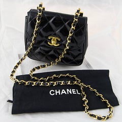 Chanel Patent Leather Mini Flap Bag