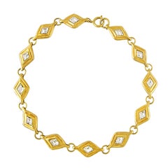 Chanel Crystal Lozenge Necklace