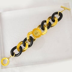 Givenchy Black & Gold Chain Bracelet