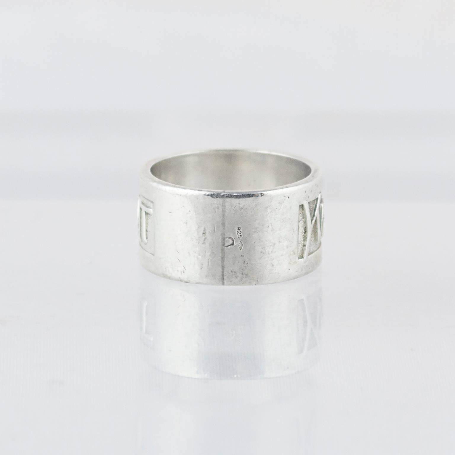 ysl silver ring