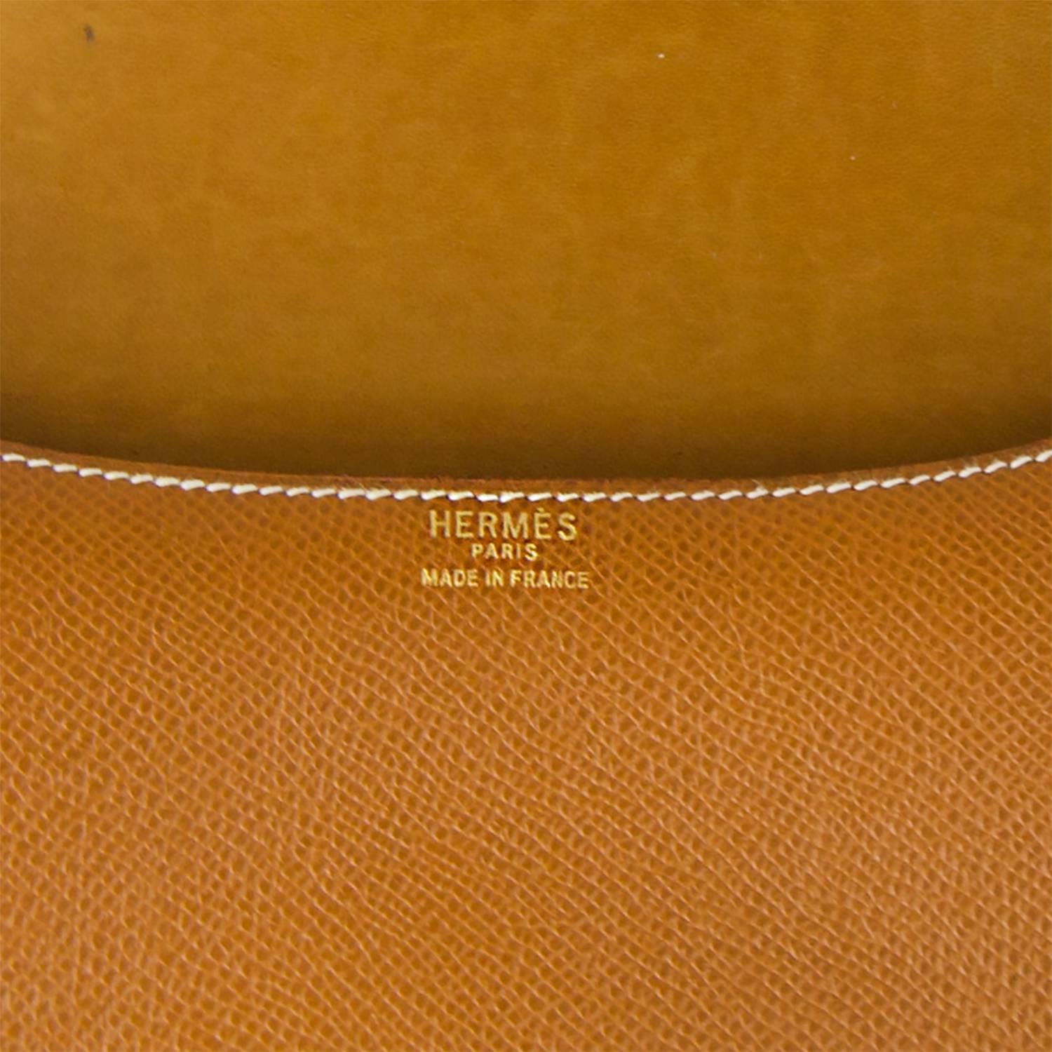 Brown Hermes Tan Epsom Constance For Sale