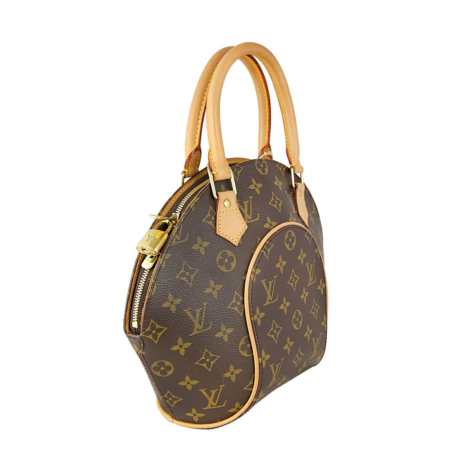 Brown Louis Vuitton PM Ellipse Bag For Sale