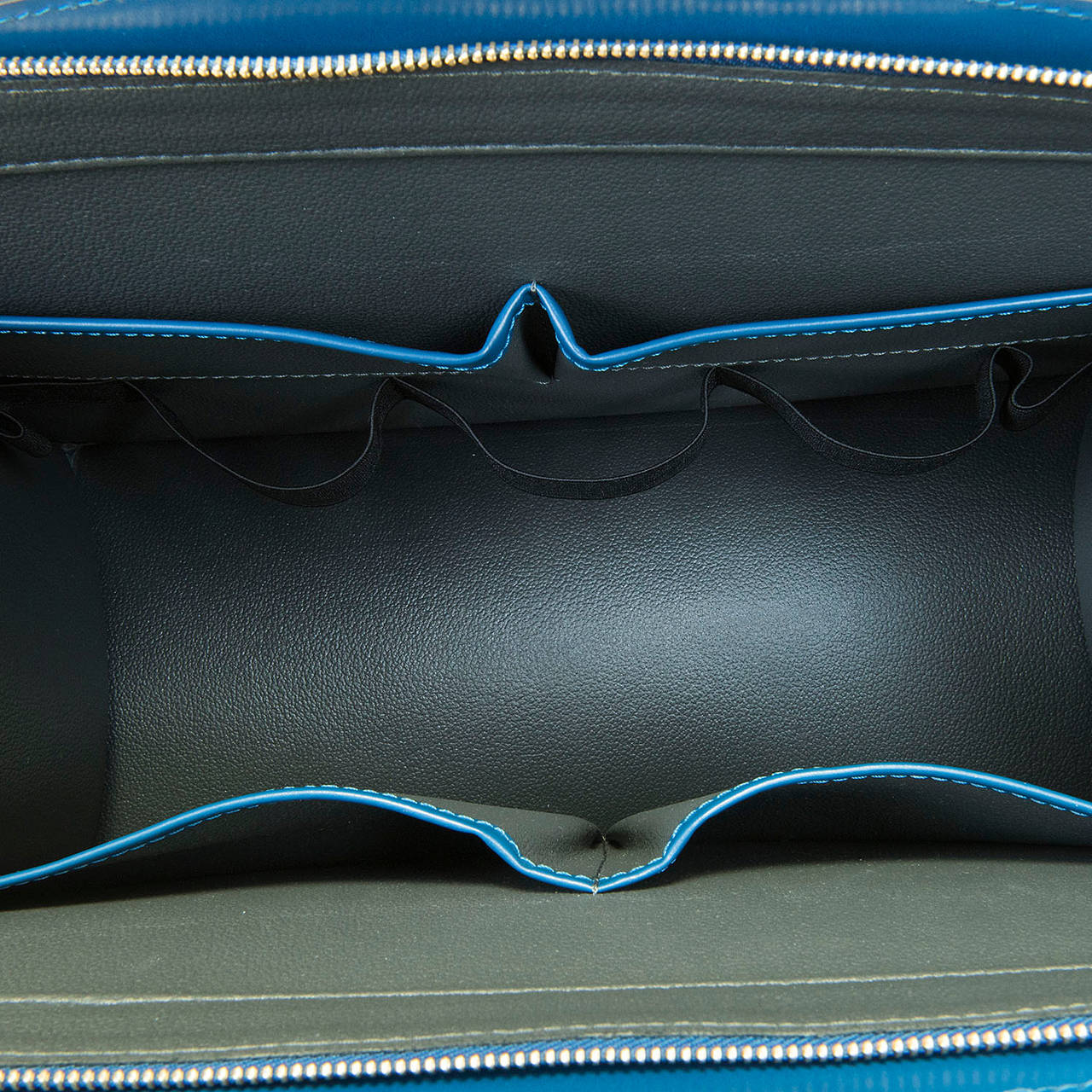 Pristine Louis Vuitton Azure Blue Epi Leather 'Riviera' Bag 2