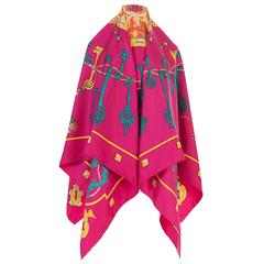 Stunning Hermes 140cm Silk Shawl Scarf 'Les Clefs' by Caty Latham