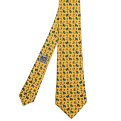 Pristine  Vintage Hermes Silk Tie 'Starters Orders'