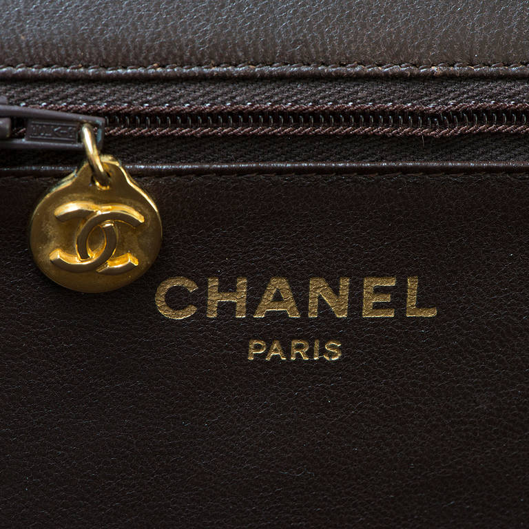 Chanel, Lambskin, Quilted Suede, Handbag with 'Double C' Logo Fittings 1