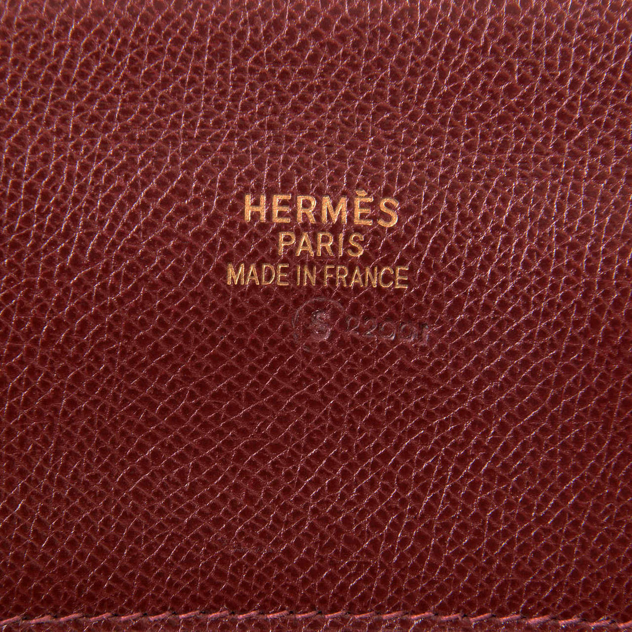'As New' A Very Elegant Hermes 'Sac Cabas' in Burgundy Epsom Leather In New Condition In By Appointment Only, GB