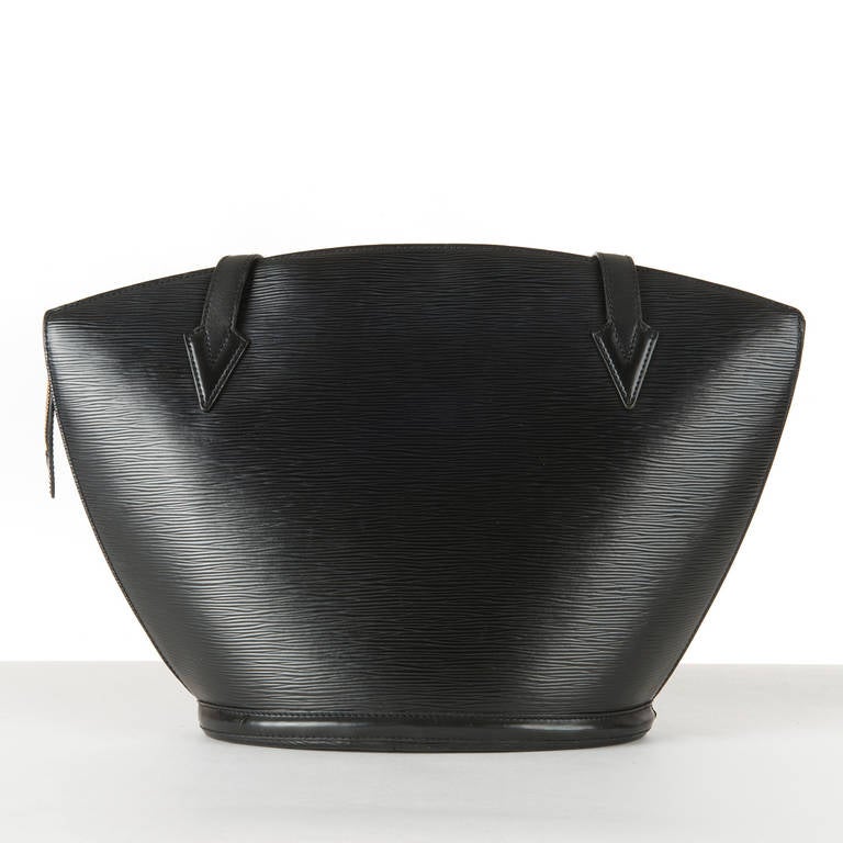 Louis Vuitton Black Epi, 45cm, 'St. Jaques' Tote Handbag