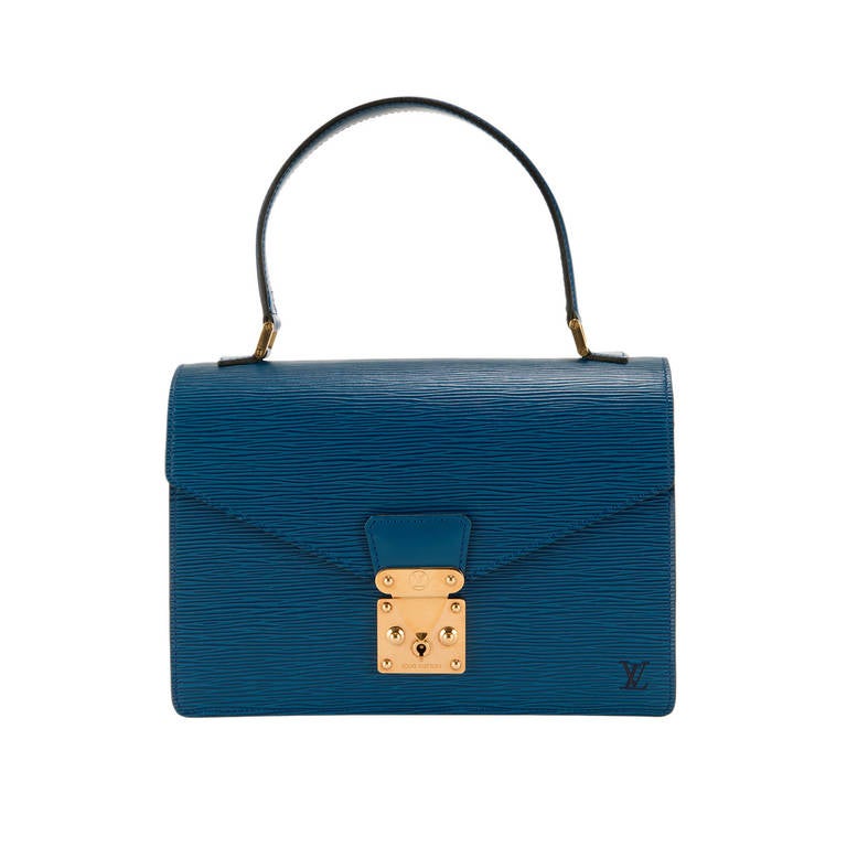 Louis Vuitton 'Concorde' Blue-epi  Handbag