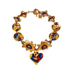 Vintage A Rare 'Heart' necklace by Alexis Lahellec of Paris