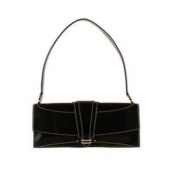 Celine of Paris, A superb Black shoulder handbag
